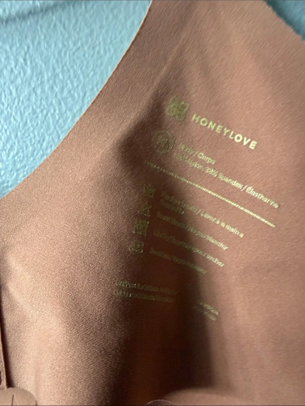 Honeylove Seamless Sculpting sports bra Mauve Pink Xl